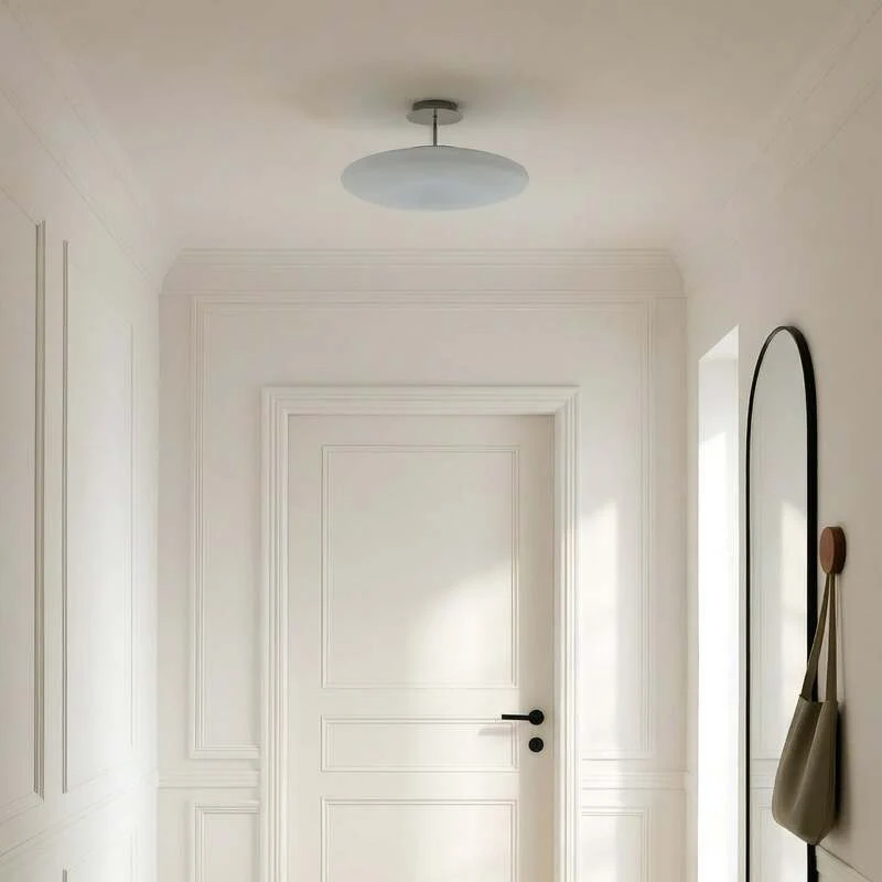 B-Ware Lindby Deckenleuchte Deckenlampe LED Gunda Glas opalweiß dimmbar Wohnzimmer