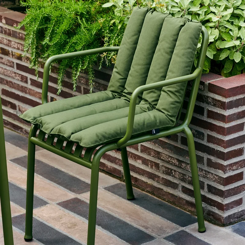 B-Ware HAY Sitzkissen Auflage Lounge Chair Hoch Palissade Soft Quilted cremeweiß
