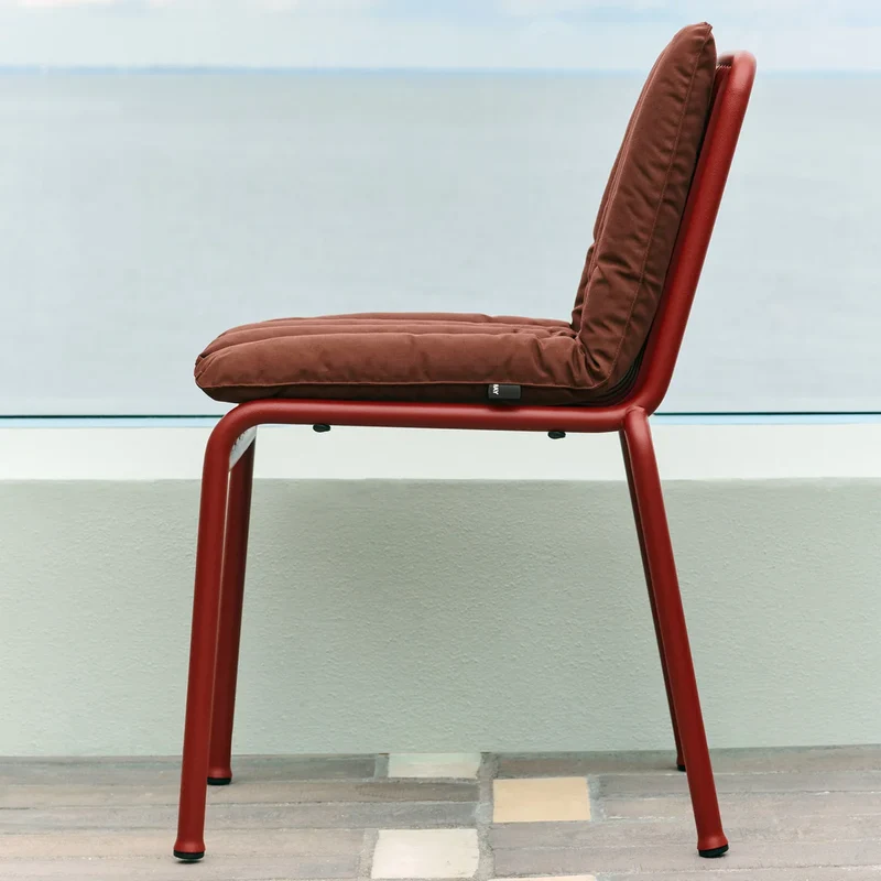 B-Ware HAY Sitzkissen Auflage Lounge Chair Hoch Palissade Soft Quilted cremeweiß