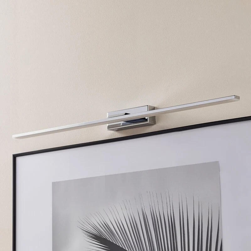 B-Ware Euluna LED-Wandleuchte Miroir 80 cm chrom 4000K Wandleuchte Spiegelleuchte Leuch
