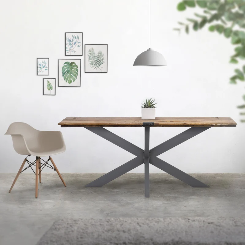 Tischbeine Tischgestell Spider 78 x 71 x 150 cm Anthrazit aus Metall ML-Design