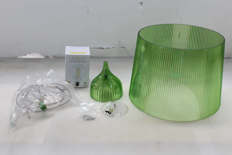 B-Ware Kartell Gé LED-Hängeleuchte Deckenlampe Pendelleuchte Deko-Deckenlampe E27 grün