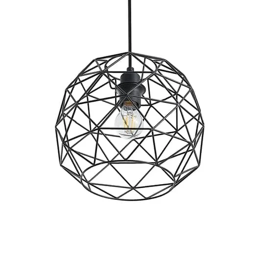 B-Ware Lindby Paridimo Hängelampe Hängeleuchte Pendellampe Lampe Leuchte Stahl 3 flg.
