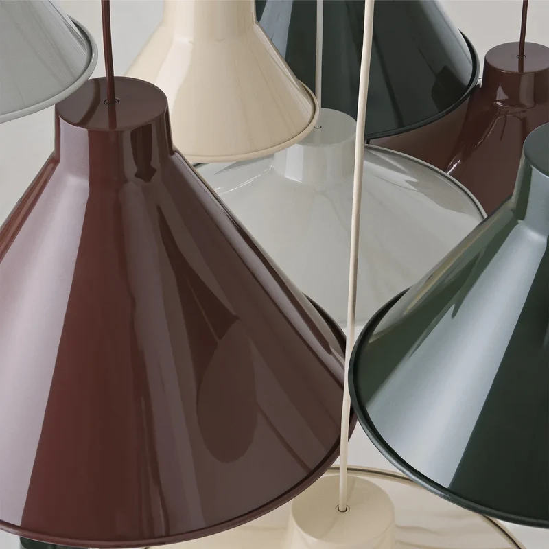 B-Ware Muuto Pendelleuchte Hängelampe LED Lampe grau Wohnzimmer Baldachin