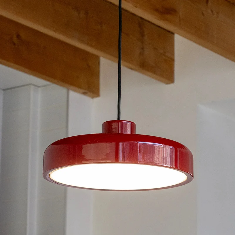 B-Ware NINE Pendelleuchte Hängelampe LED Beleuchtung rot Esszimmer SIEHE TEXT/FOTO