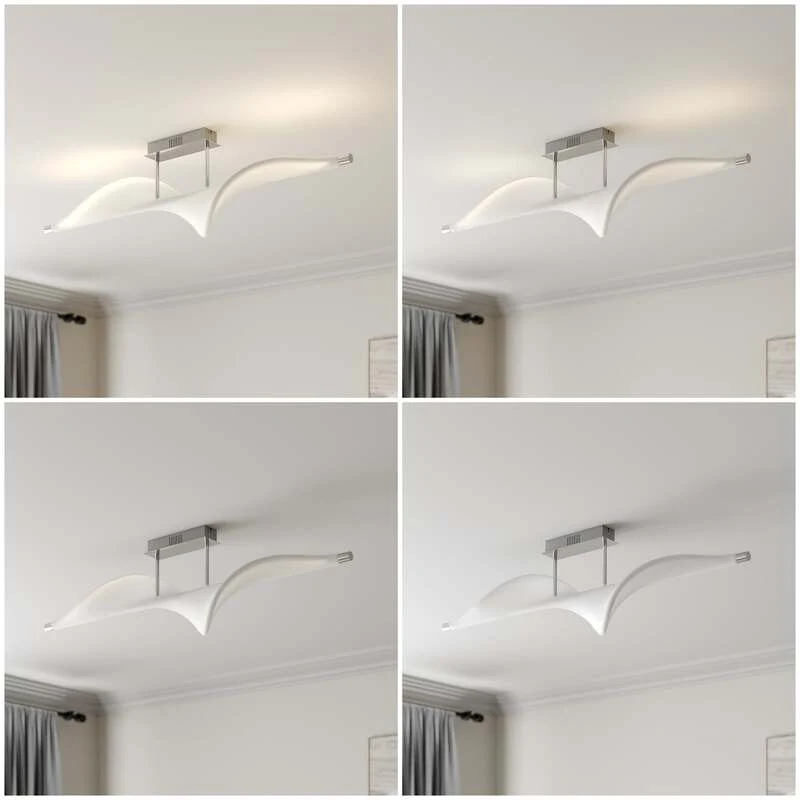 B-Ware Lucande Edano LED-Deckenlampe dimmbar Deckenlampe Deckenlicht Wohnimmerlampe