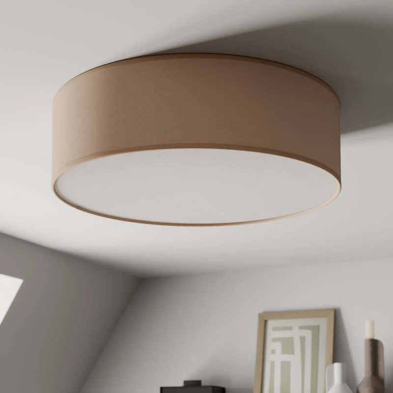 B-Ware Euluna Deckenleuchte Rondo Deckenlampe Deckenlicht beige 45 cm Wohnzimmer r637
