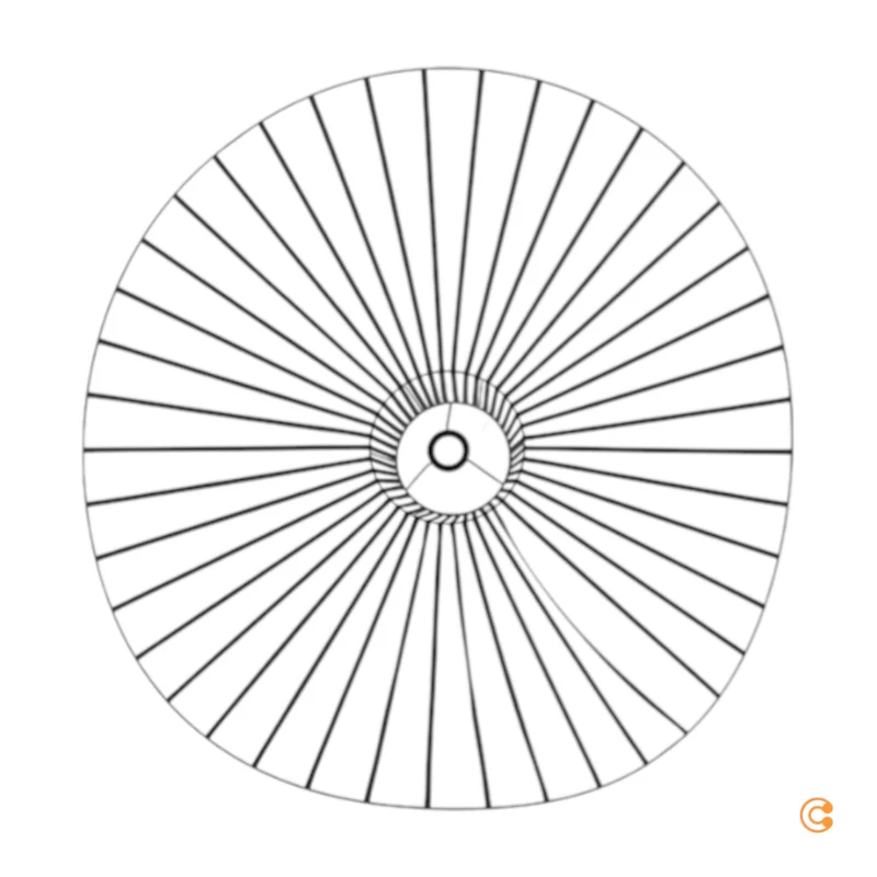Petite Friture Vertigo Pendelleuchte Hängeleuchte Ø110cm schwarz SIEHE TEXT/FOTO