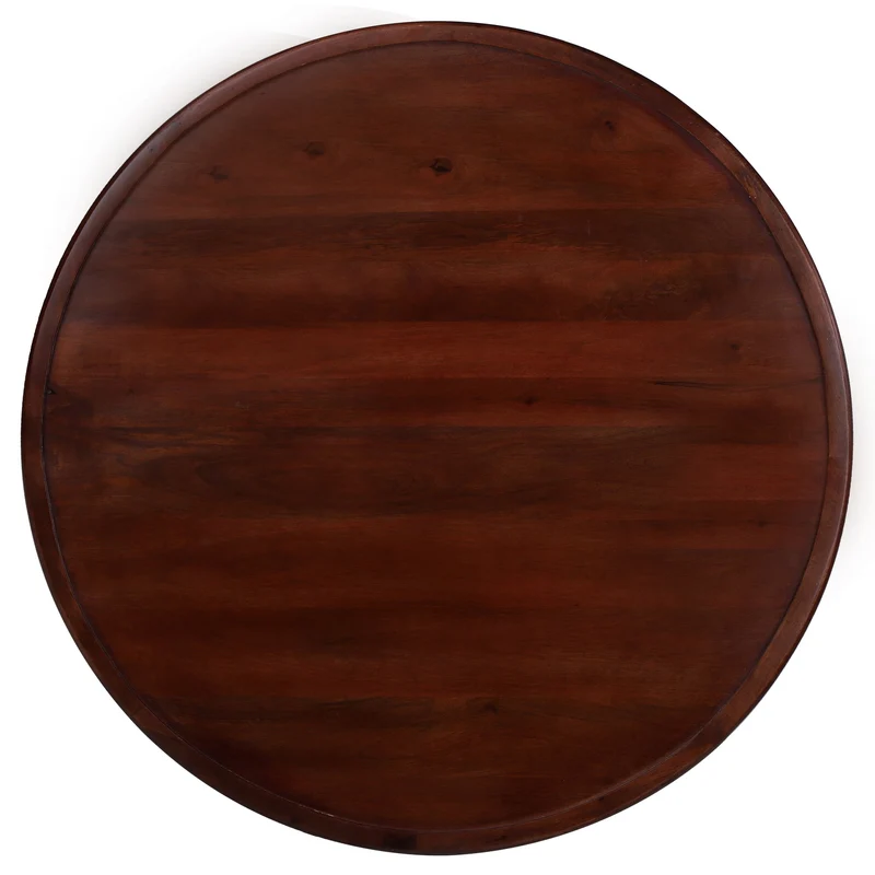 Couchtisch Ø 100x45 cm Braun aus Mangoholz WOMO-Design