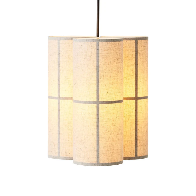 B-Ware Audo Copenhagen Pendelleuchte Hängelampe Hashira Cluster creme Leinen Ø 32 cm