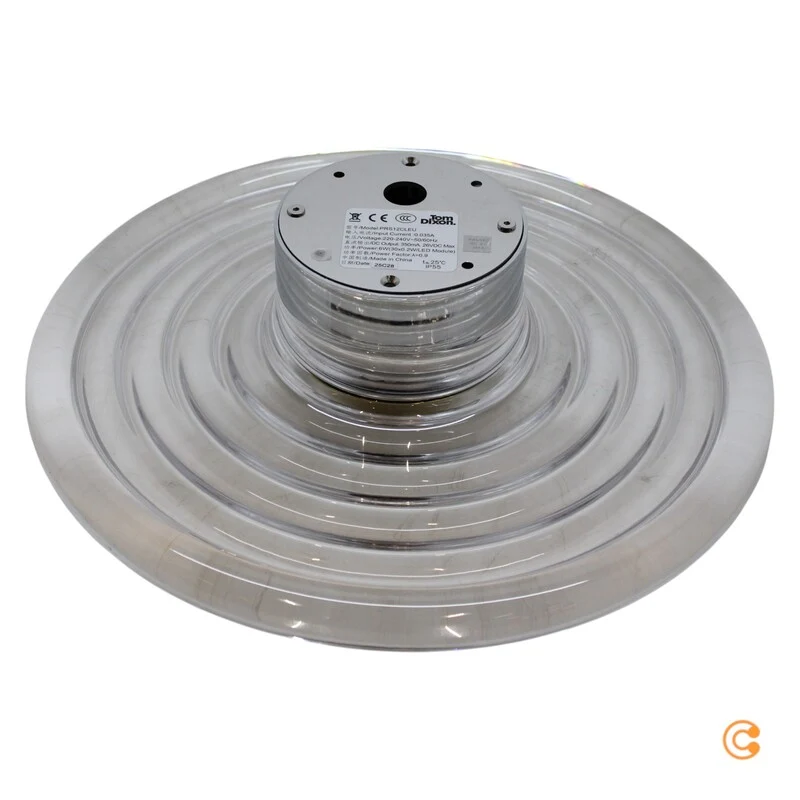 D-Ware Tom Dixon Wandleuchte Wandlampe LED Press Surface Glas Transparent DEFEKTWARE
