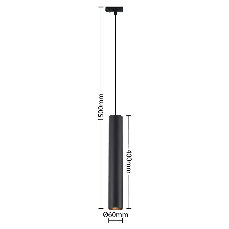 B-Ware Lindby Pendelleuchte Hängeleuchte Linaro LED Lampe Pendellampe schwarz 40cm