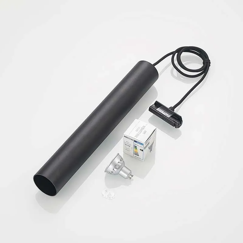 B-Ware Lindby Pendelleuchte Hängeleuchte Linaro LED Lampe Pendellampe schwarz 40cm