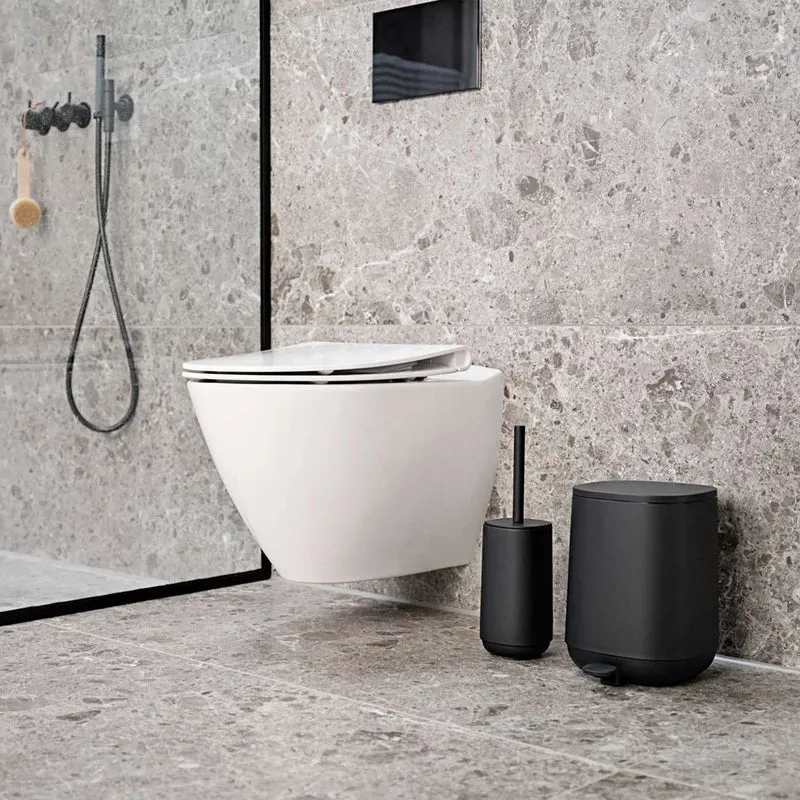 B-Ware Zone Denmark Tretmülleimer Abfalleimer Mülleimer 3 l schwarz Badezimmer
