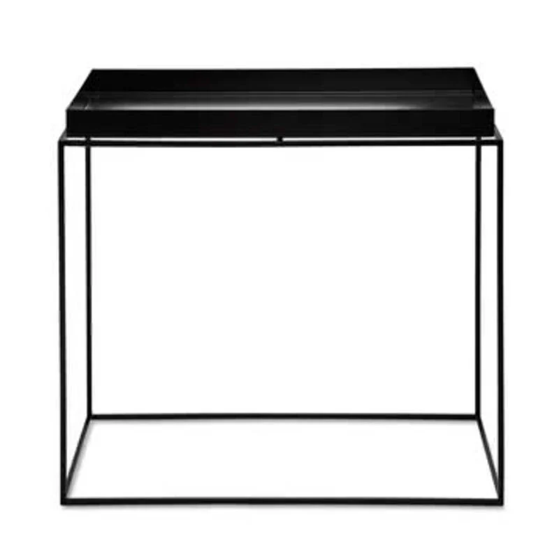 B-Ware Hay Tray Table Tisch Nachttisch Couchtisch Beistelltisch 60x40 cm Stahl schwarz