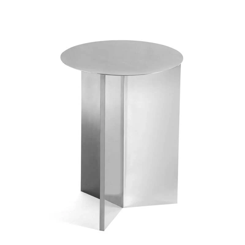 B-Ware Hay Slit Table Round High Tisch Beistelltisch Couchtisch Stahl SIEHE TEXT/FOTO