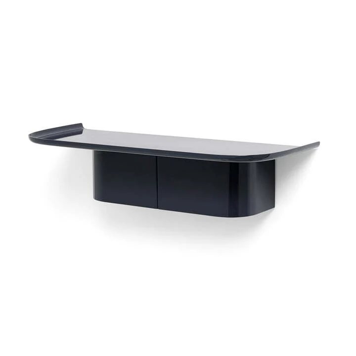B-Ware Hay Korpus Wandregal mit Kleiderhaken M midnight blue Wandbrett Regalbrett Regal