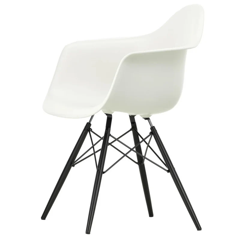 B-Ware Vitra Stuhl Armchair Eames Kunststoff weiß Ahorn schwarz SIEHE TEXT/FOTO