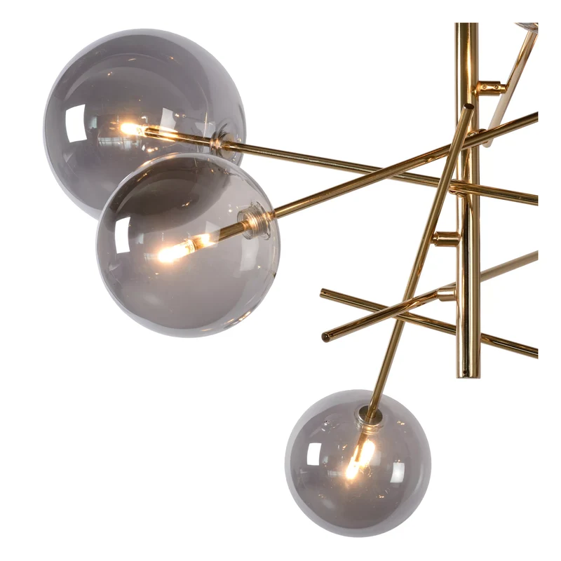 B-Ware Lucide ALARA - Pendelleuchten Ø 72 cm LED G4 6x1,5W 2700K Gold Lampe Leuchte