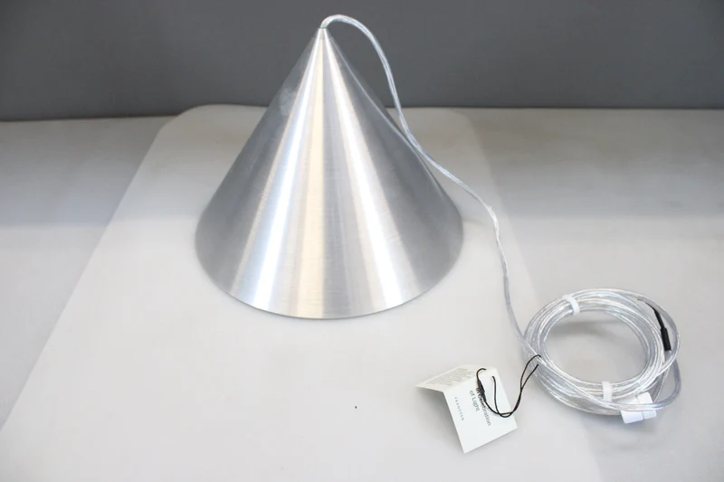 B-Ware Frandsen Pendelleuchte Hängelampe Benjamin Aluminium gebürstet Ø30cm SIEHE TEXT