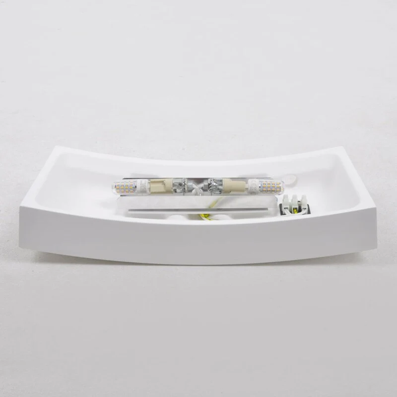 B-Ware Lindby Wandleuchte Leander Wandlampe Wandlicht Lampe Leuchte G9 weiß bemalbar646
