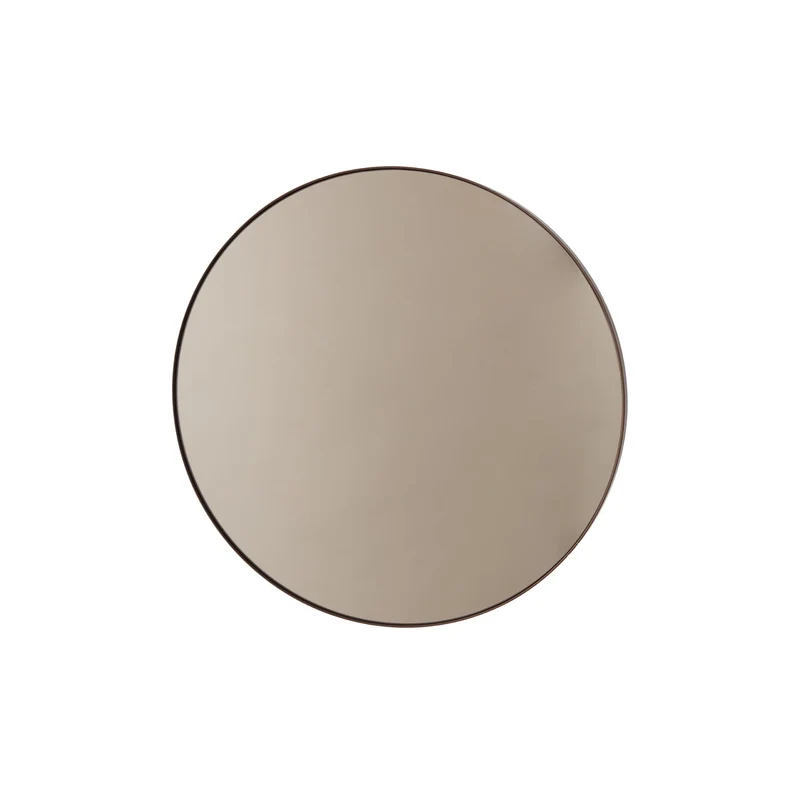 B-Ware AYTM Circum Wandspiegel Spiegel Dekospiegel extra small Ø 50 cm braun