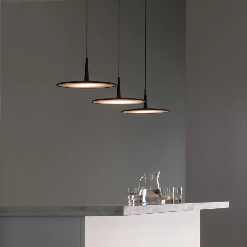 B-Ware Vibia Pendelleuchte Hängelampe LED Esszimmer Schwarz 30cm Dimmbar Lampe Leuchte