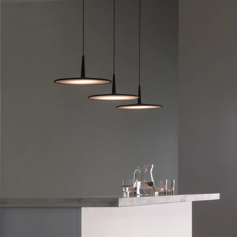 B-Ware Vibia Pendelleuchte Hängelampe LED Esszimmer Schwarz 30cm Dimmbar Lampe Leuchte