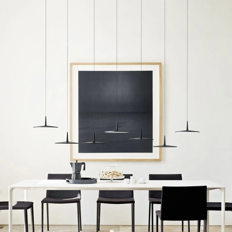 B-Ware Vibia Pendelleuchte Hängelampe LED Esszimmer Schwarz 30cm Dimmbar Lampe Leuchte