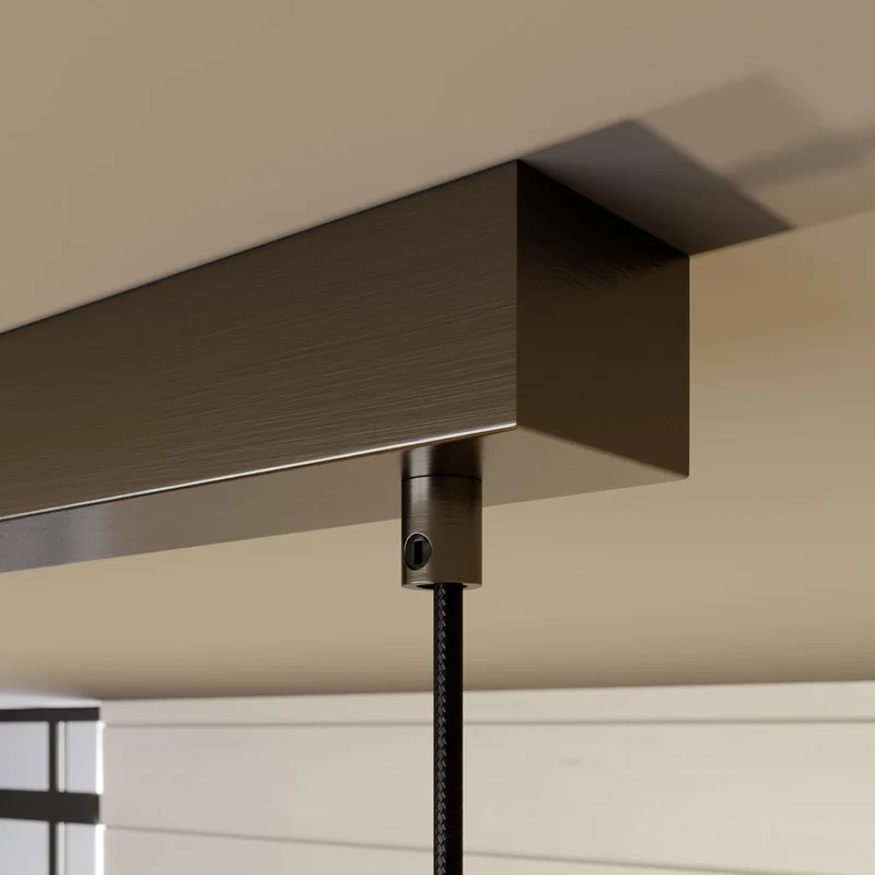 B-Ware Lindby Sofian Hängeleuchte Deckenleuchte Lampe Leuchte Licht 3-flg E27 rauchgrau