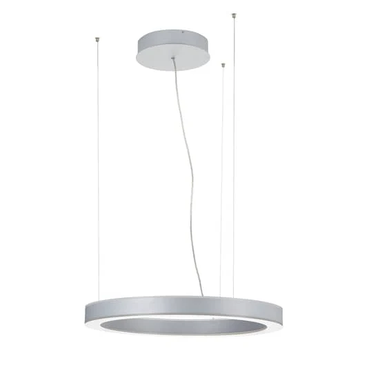 B-Ware Arcchio Pietro LED-Hängeleuchte silber 70cm 90W Pendelleuchte Deckenlampe