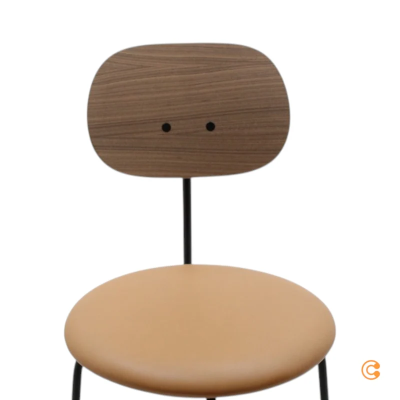 B-Ware Audo Stuhl Sitzmöbel Afteroom Plus Leder beige Esszimmerstuhl Rückenlehne Braun