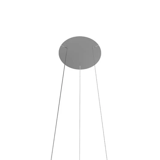 B-Ware Grimmeisen Licht Onyxx Circular Hängeleuchte Deckenlampe Pendelleuchte Silber