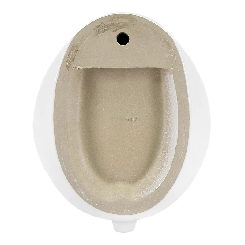 Urinal Pissoir aus Keramik mit Zulauf von Hinten inkl. Absaug Siphon Luxebath