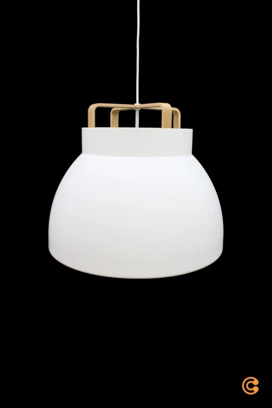 B-Ware Million - Voyage M3 Pendelleuchte Ø 58 cm weiß Eiche Pendellampe Lampe Leuchte