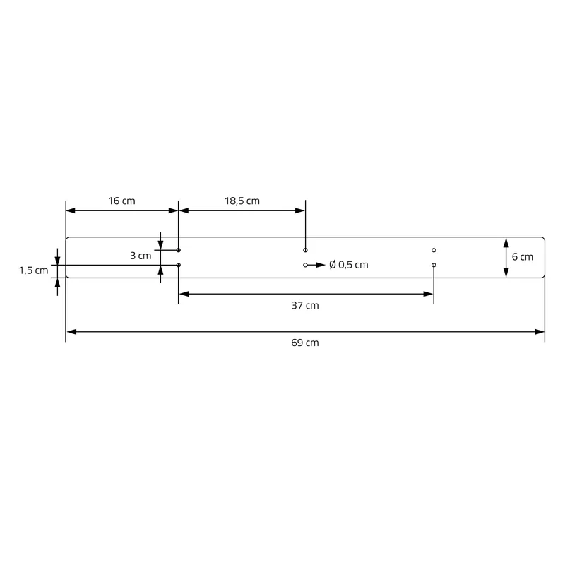 2 Stück Tischbeine B69xH72 cm Tischkufen X-Form Stahl pulverbeschichtet Schwarz ML-Design