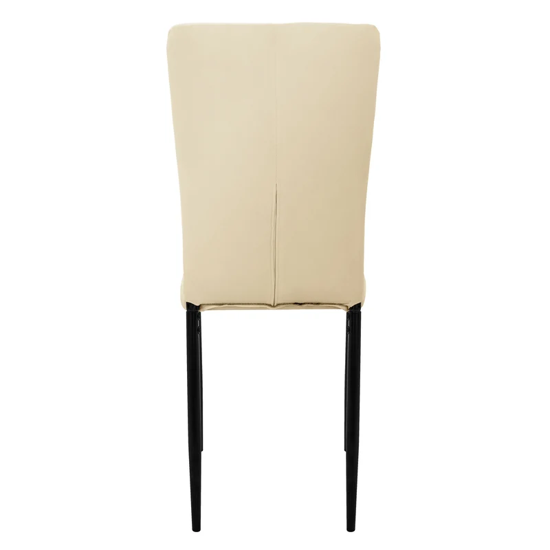 Esszimmerstuhl 4er Set Taupe mit Samtbezug und Metallbeinen Küchenstuhl ML-Design