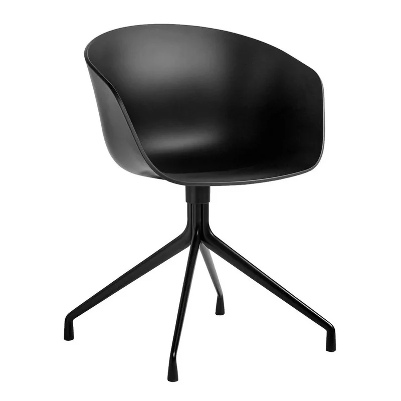 B-Ware HAY About A Chair AAC 20 Bürostuhl Schalenstuhl schwarz 2.0 Kunststoffgleiter