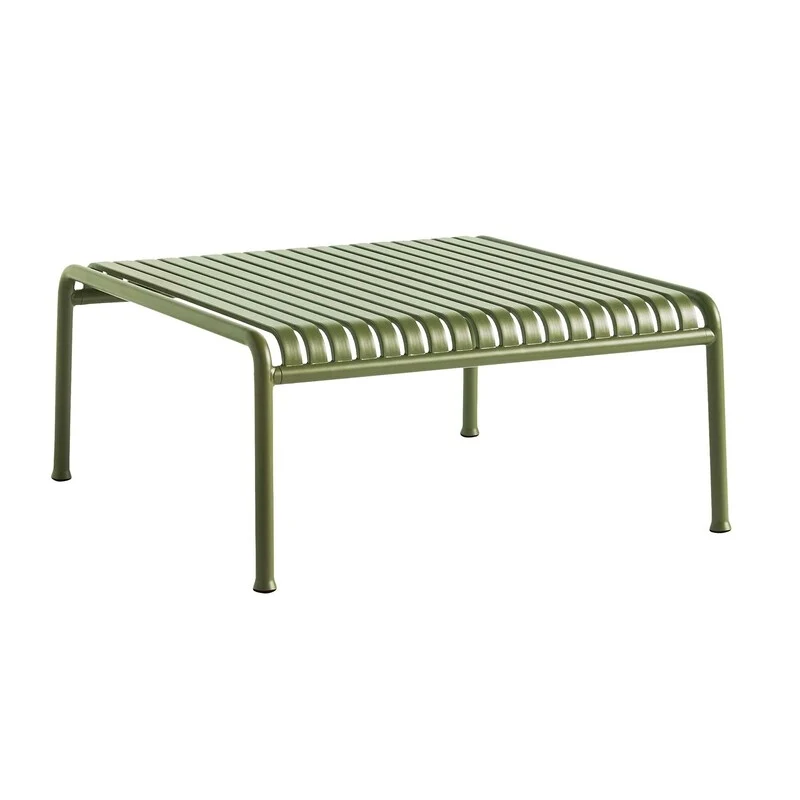 B-Ware Hay Palissade Beistelltisch Tisch Gartentisch Balkontisch Stahl 81,5x86 cm oliv
