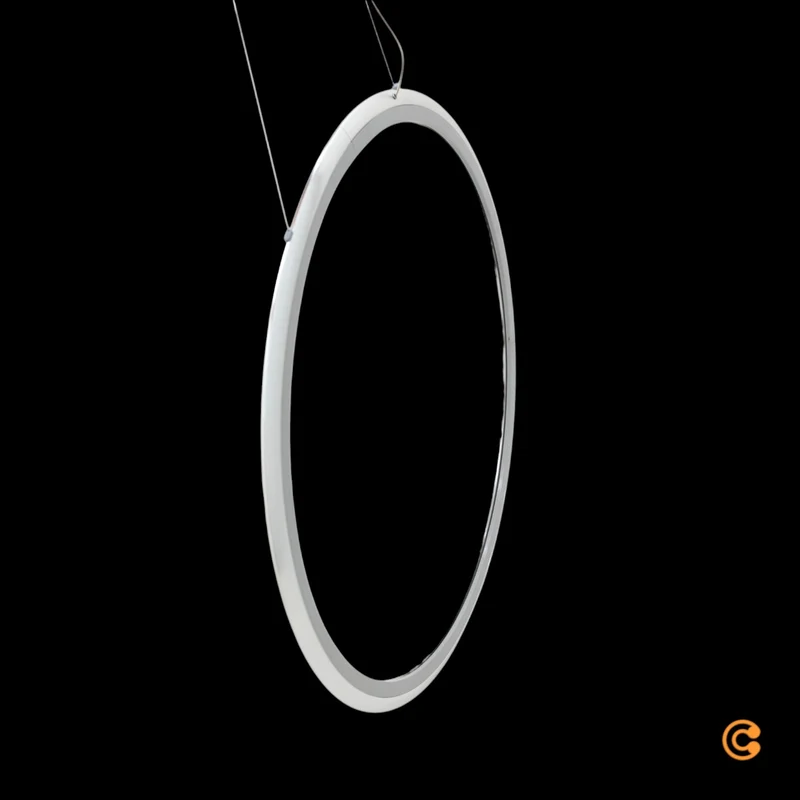B-Ware Pendelleuchte Hängelampe Discovery Vertical 70 cm Aluminium App Steuerung LED