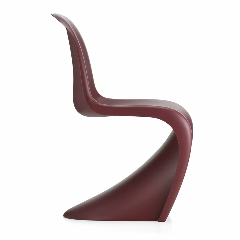 B-Ware Vitra Panton Chair Stuhl Gartenstuhl Balkonstuhl Terrassenstuhl bordeaux Möbel
