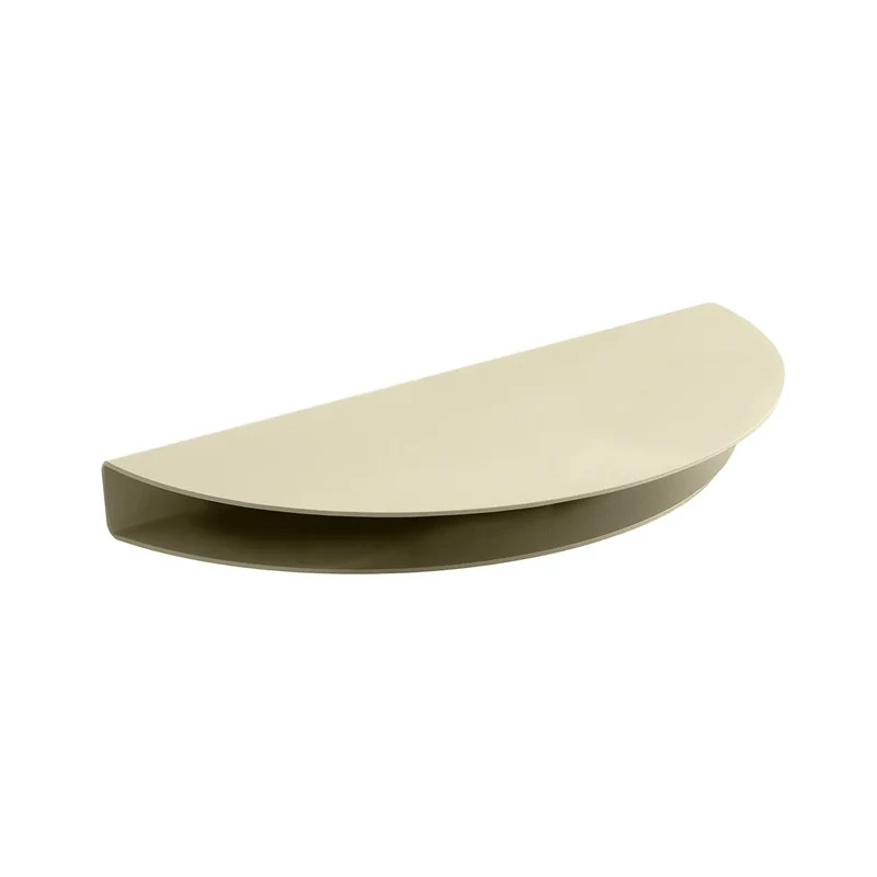 B-Ware Moebe Wandablage Regal Half Moon Shelf Sand Stahl pulverbeschichtet Large