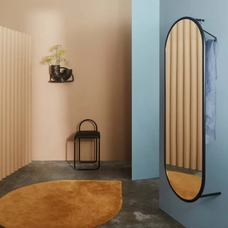 B-Ware AYTM Angui Wandspiegel Spiegel Hängespiegel Flurspiegel large 39x108cm anthrazit