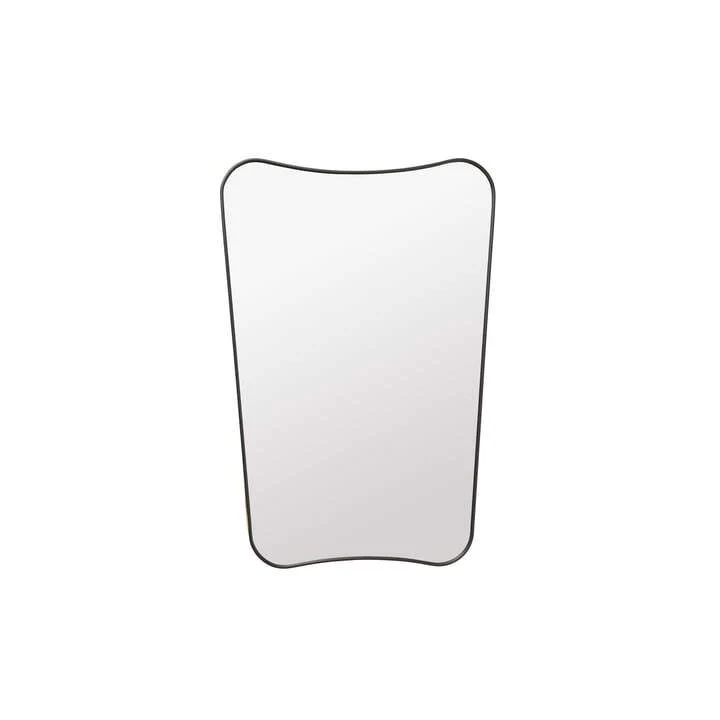 B-Ware Gubi F.A. 33 Wandspiegel Spiegel Dekoration 80 x 54 cm Messing schwarz