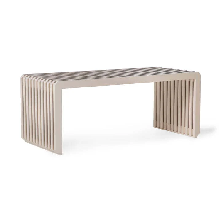 B-Ware HKliving Slatted Bank Sitzbank Gartenbank Hocker Designerbank SIEHE TEXT/FOTO