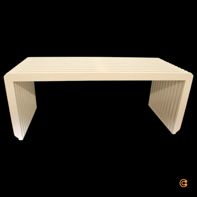 B-Ware HKliving Slatted Bank Sitzbank Gartenbank Hocker Designerbank SIEHE TEXT/FOTO
