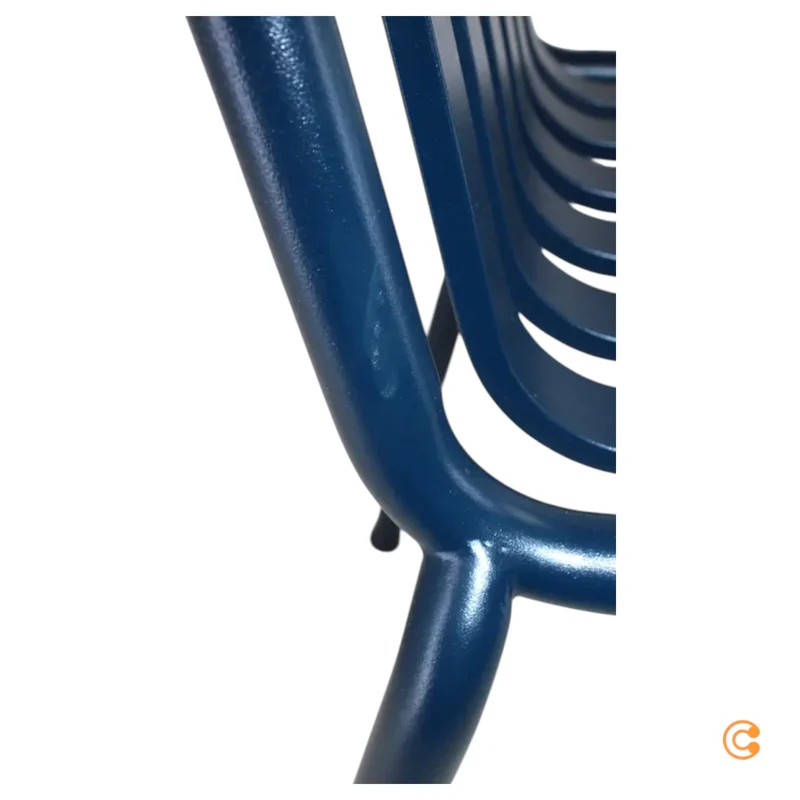 B-Ware HAY Gartenstuhl Stuhl Armlehnenstuhl deep blue Exklusive Edition SIEHE TEXT/FOTO