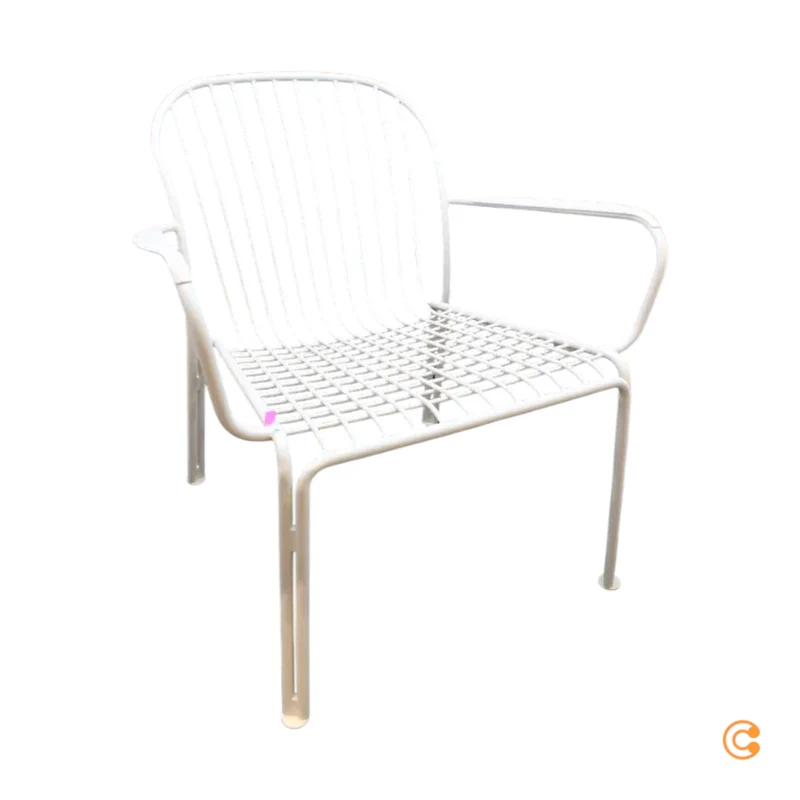 B-Ware &Tradition - Thorvald SC101 Outdoor Lounge Armlehnstuhl ivory SIEHE TEXT/FOTO