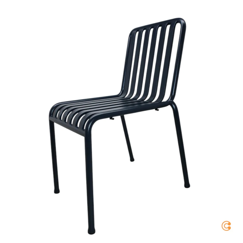 B-Ware HAY Palissade Stuhl Gartenstuhl Metallstuhl deep blue Exklusive SIEHE TEXT/FOTO