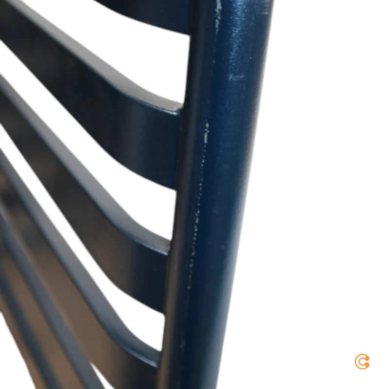 B-Ware HAY Palissade Stuhl Gartenstuhl Metallstuhl deep blue Exklusive SIEHE TEXT/FOTO